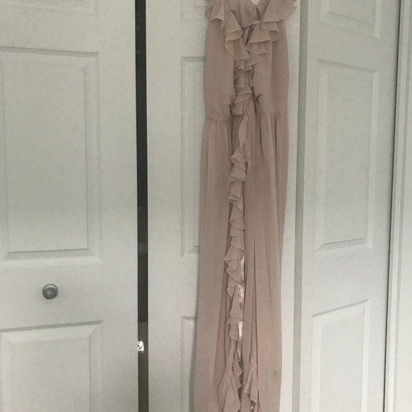 S Anthropologie BHLDN Joanna August Blush Bridesmaid Dress - Picture 3 of 6